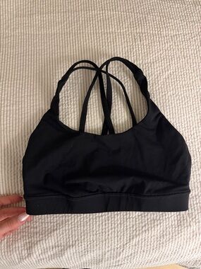 lululemon athletica Black Strappy Sports Bra